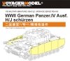 Voyager Model PEA165 WWII German Panzer.IV Ausf.H/J schürzen (For TAMIYA 35209 35181) 1/35